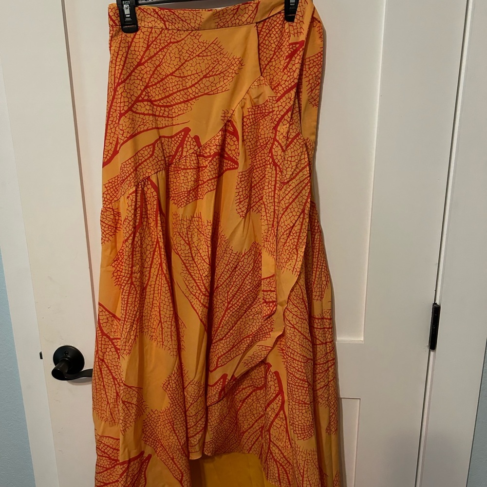 Hutch maxi wrap skirt